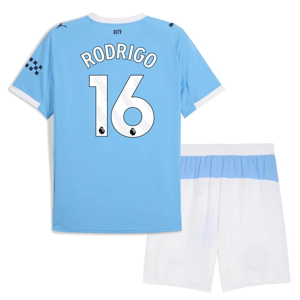 Maillot Manchester City Rodrigo 16 Enfant Domicile 2025-26 Maillot Manchester City Rodrigo 16 Enfant Domicile 2025-26