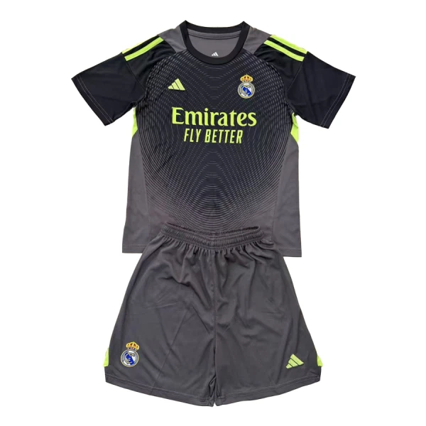 Maillot Gardien Real Madrid Enfant 2025-26 Noire Maillot Gardien Real Madrid Enfant 2025-26 Noire