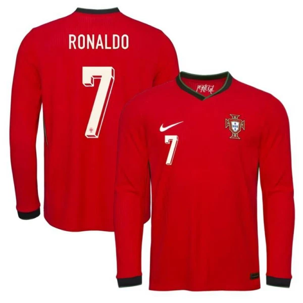 Maillot Manches Longues Portugal Ronaldo 7 Homme Domicile 2025 Maillot Manches Longues Portugal Ronaldo 7 Homme Domicile 2025