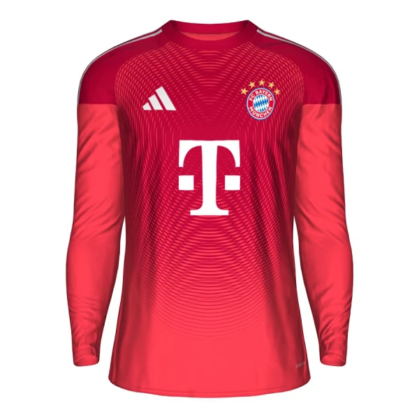 Maillot Gardien FC Bayern Munich Homme 2025-26 Rouge Manches Longues Maillot Gardien FC Bayern Munich Homme 2025-26 Rouge Manches Longues