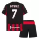 Maillot AC Milan Gimenez 7 Enfant Domicile 2025-26 Maillot AC Milan Gimenez 7 Enfant Domicile 2025-26