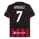 Maillot AC Milan Gimenez 7 Homme Domicile 2025-26 Maillot AC Milan Gimenez 7 Homme Domicile 2025-26