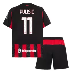 Maillot AC Milan Pulisic 11 Enfant Domicile 2025-26 Maillot AC Milan Pulisic 11 Enfant Domicile 2025-26