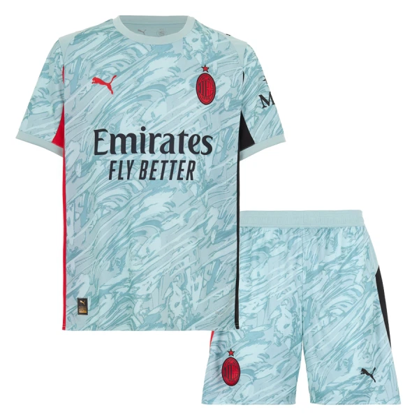 Maillot Gardien AC Milan Enfant 2025-26 Bleue Maillot Gardien AC Milan Enfant 2025-26 Bleue