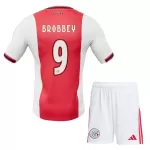 Maillot Ajax Amsterdam Brobbey 9 Enfant Domicile 2025-26