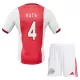 Maillot Ajax Amsterdam Hato 4 Enfant Domicile 2025-26 Maillot Ajax Amsterdam Hato 4 Enfant Domicile 2025-26