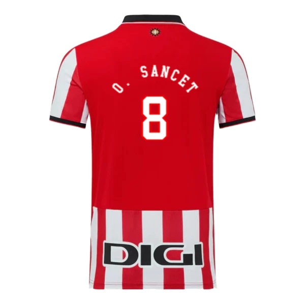 Maillot Athletic Bilbao O. Sancet 8 Enfant Domicile 2025-26