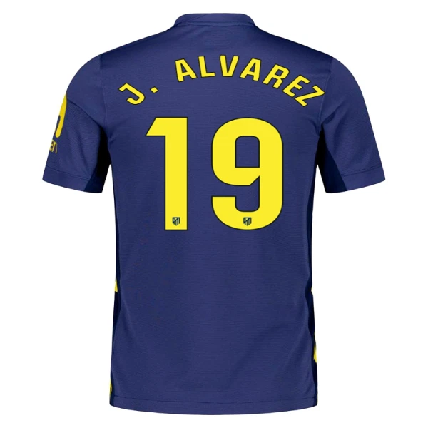 Maillot Atlético Madrid J. Alvarez 19 Enfant Extérieur 2025-26