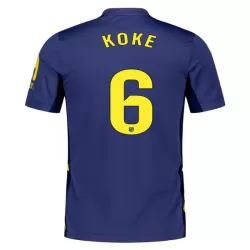 Maillot Atlético Madrid Koke 6 Homme Extérieur 2025-26 Maillot Atlético Madrid Koke 6 Homme Extérieur 2025-26