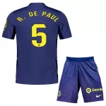 Maillot Atlético Madrid R. De Paul 5 Enfant Extérieur 2025-26
