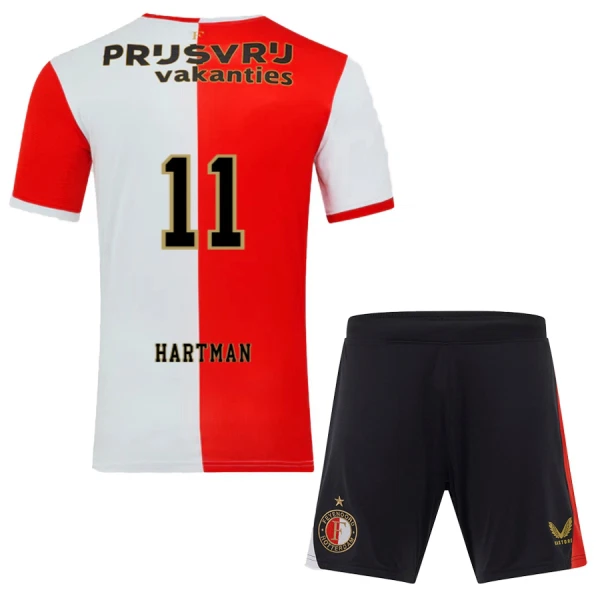 Maillot Feyenoord Hartman 11 Enfant Domicile 2025-26 Maillot Feyenoord Hartman 11 Enfant Domicile 2025-26
