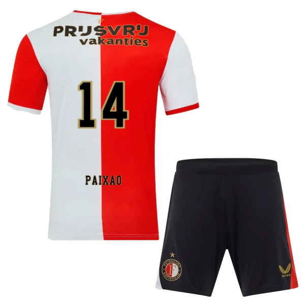 Maillot Feyenoord Paixao 14 Enfant Domicile 2025-26 Maillot Feyenoord Paixao 14 Enfant Domicile 2025-26