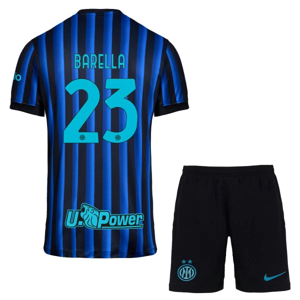 Maillot Inter Milan Barella 23 Enfant Domicile 2025-26 Maillot Inter Milan Barella 23 Enfant Domicile 2025-26