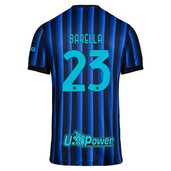 Maillot Inter Milan Barella 23 Homme Domicile 2025-26 Maillot Inter Milan Barella 23 Homme Domicile 2025-26