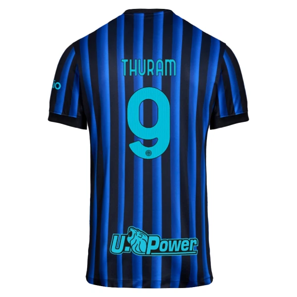 Maillot Inter Milan Thuram 9 Homme Domicile 2025-26 Maillot Inter Milan Thuram 9 Homme Domicile 2025-26