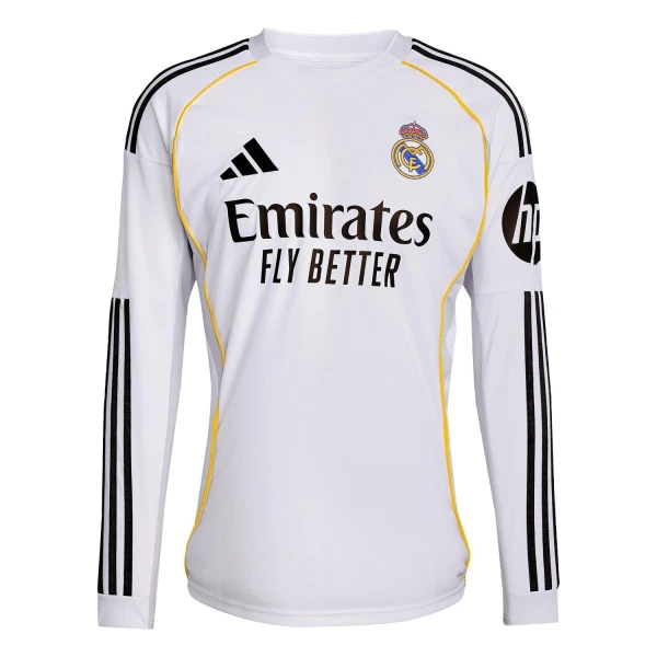 Maillot Manches Longues Real Madrid Homme Domicile 2025-26 Maillot Manches Longues Real Madrid Homme Domicile 2025-26