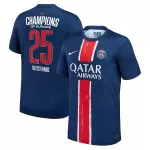 Maillot Paris Saint-Germain 1 Star Champions of Europe Homme Domicile 2024-25