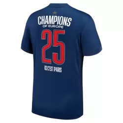 Maillot Paris Saint-Germain 1 Star Champions of Europe Homme Domicile 2024-25