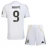 Maillot Real Madrid Mbappé 9 Enfant Domicile 2025-26