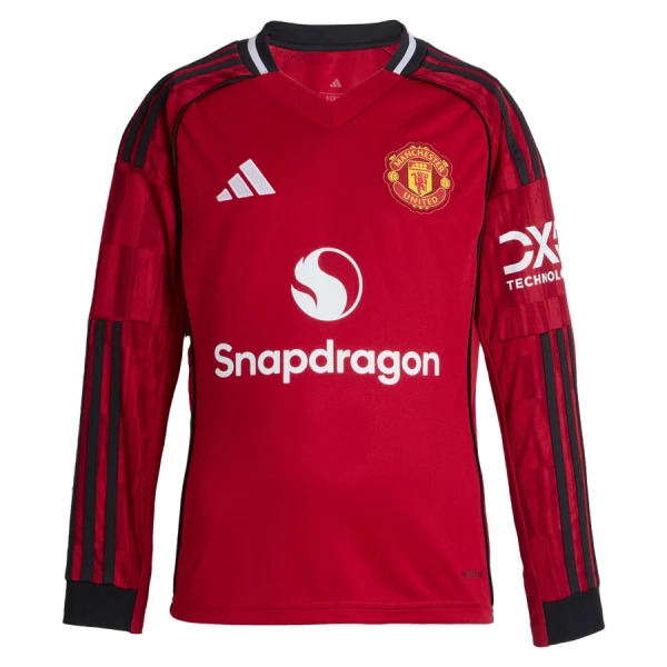Maillot Manches Longues Manchester United Homme Domicile 2025-26 Maillot Manches Longues Manchester United Homme Domicile 2025-26