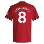Maillot Manchester United Bruno Fernandes 8 Homme Domicile 2025-26
