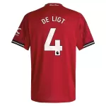 Maillot Manchester United De Ligt 4 Homme Domicile 2025-26