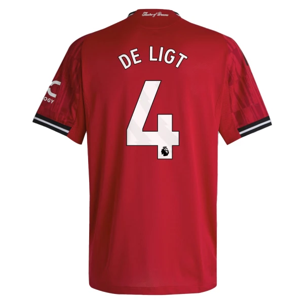 Maillot Manchester United De Ligt 4 Homme Domicile 2025-26 Maillot Manchester United De Ligt 4 Homme Domicile 2025-26