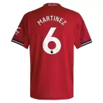 Maillot Manchester United Martinez 6 Homme Domicile 2025-26