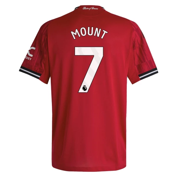 Maillot Manchester United Mount 7 Homme Domicile 2025-26 Maillot Manchester United Mount 7 Homme Domicile 2025-26