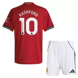 Maillot Manchester United Rashford 10 Enfant Domicile 2025-26 Maillot Manchester United Rashford 10 Enfant Domicile 2025-26