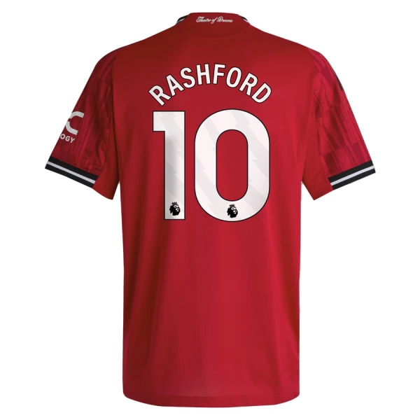 Maillot Manchester United Rashford 10 Enfant Domicile 2025-26