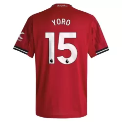 Maillot Manchester United Yoro 15 Homme Domicile 2025-26 Maillot Manchester United Yoro 15 Homme Domicile 2025-26