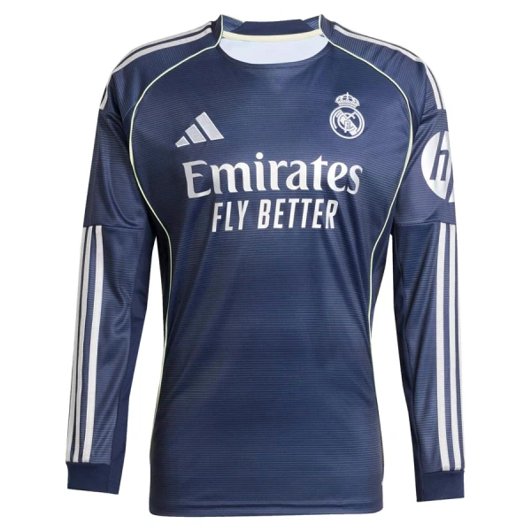 Maillot Manches Longues Real Madrid Homme Extérieur 2025-26 Maillot Manches Longues Real Madrid Homme Extérieur 2025-26