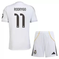 Maillot Real Madrid Rodrygo 11 Enfant Domicile 2025-26 Maillot Real Madrid Rodrygo 11 Enfant Domicile 2025-26