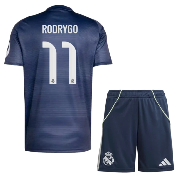 Maillot Real Madrid Rodrygo 11 Enfant Extérieur 2025-26 Maillot Real Madrid Rodrygo 11 Enfant Extérieur 2025-26