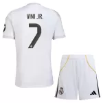 Maillot Real Madrid Vini JR 7 Enfant Domicile 2025-26
