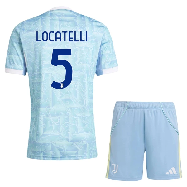 Maillot Juventus Locatelli 5 Enfant Extérieur 2025-26 Maillot Juventus Locatelli 5 Enfant Extérieur 2025-26