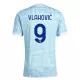 Maillot Juventus Vlahovic 9 Enfant Extérieur 2025-26