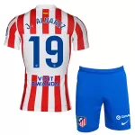 Maillot Atlético Madrid J. Alvarez 19 Enfant Domicile 2025-26