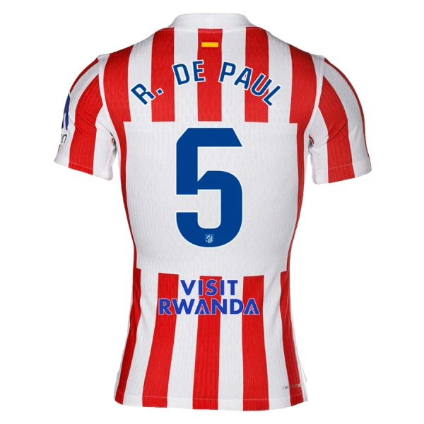 Maillot Atlético Madrid R. De Paul 5 Enfant Domicile 2025-26