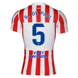 Maillot Atlético Madrid R. De Paul 5 Homme Domicile 2025-26 Maillot Atlético Madrid R. De Paul 5 Homme Domicile 2025-26