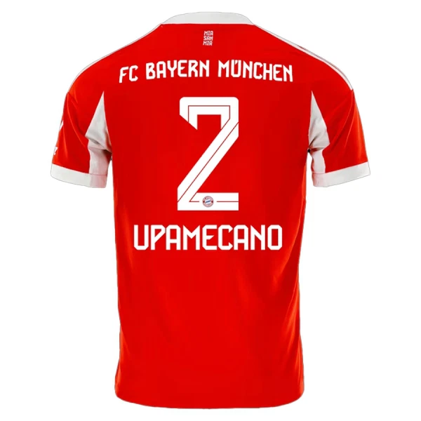 Maillot FC Bayern Munich Dayot Upamecano 2 Homme Domicile 2025-26 Maillot FC Bayern Munich Dayot Upamecano 2 Homme Domicile 2025-26