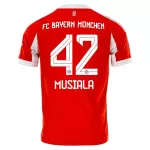 Maillot FC Bayern Munich Jamal Musiala 42 Homme Domicile 2025-26