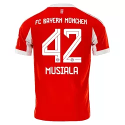 Maillot FC Bayern Munich Jamal Musiala 42 Homme Domicile 2025-26 Maillot FC Bayern Munich Jamal Musiala 42 Homme Domicile 2025-26