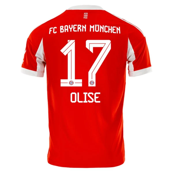 Maillot FC Bayern Munich Olise 17 Homme Domicile 2025-26 Maillot FC Bayern Munich Olise 17 Homme Domicile 2025-26
