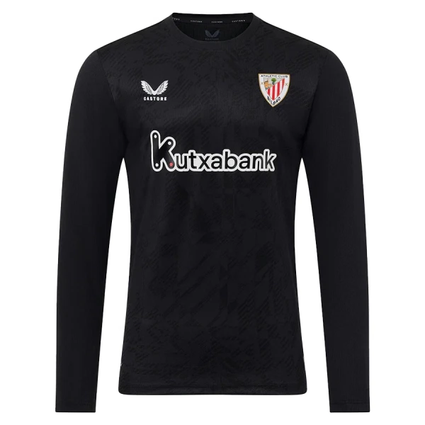 Maillot Gardien Athletic Bilbao Homme 2025-26 Noire Manches Longues Maillot Gardien Athletic Bilbao Homme 2025-26 Noire Manches Longues