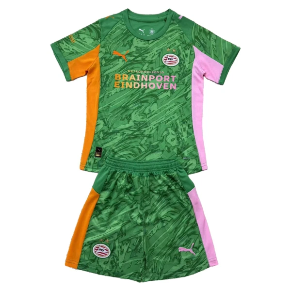 Maillot Gardien PSV Eindhoven Enfant 2025-26 Verte Maillot Gardien PSV Eindhoven Enfant 2025-26 Verte