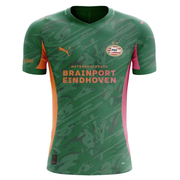 Maillot Gardien PSV Eindhoven Homme 2025-26 Verte Maillot Gardien PSV Eindhoven Homme 2025-26 Verte