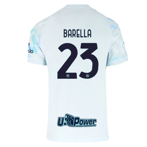 Maillot Inter Milan Barella 23 Enfant Extérieur 2025-26