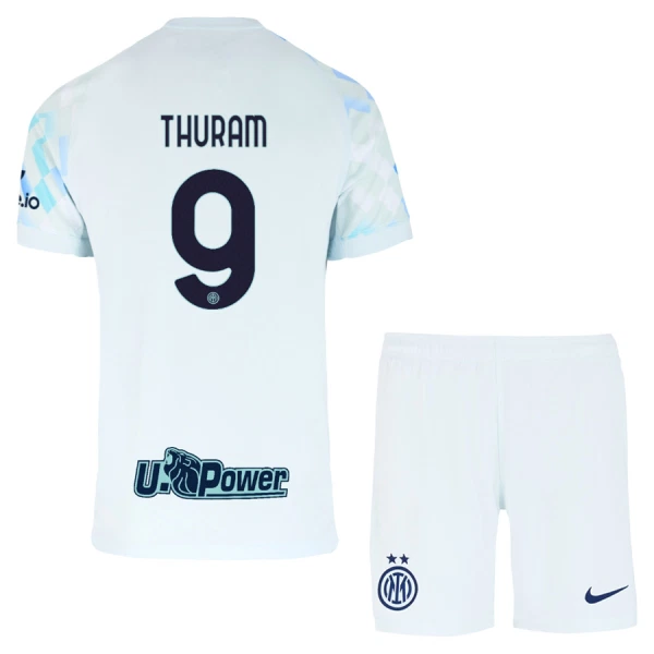 Maillot Inter Milan Thuram 9 Enfant Extérieur 2025-26 Maillot Inter Milan Thuram 9 Enfant Extérieur 2025-26